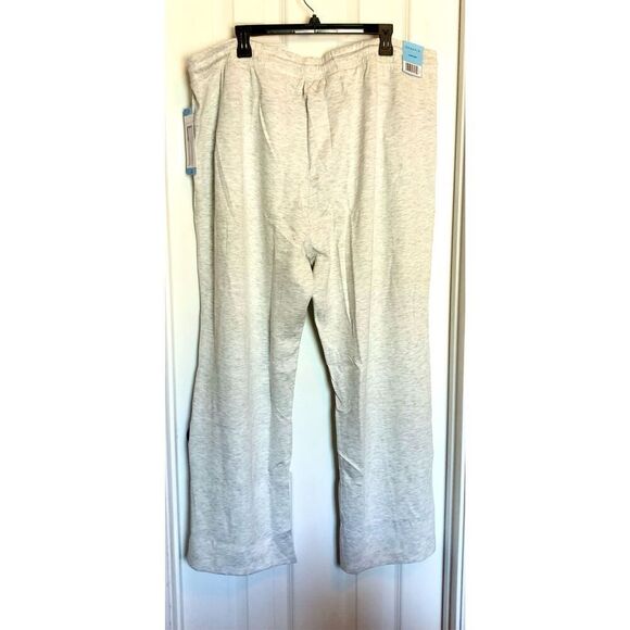 DANSKIN - NWT - L Sz 3X Scuba Pants/Lounge Pants in Oatmeal Heather. So soft! - Picture 10 of 16